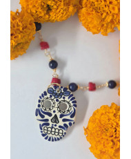 Collar calavera dama