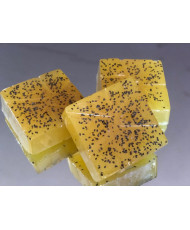 Jabón artesanal de chía y avena base glicerina 100grs