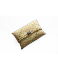 Clutch Pequeña Talavera palma tejida
