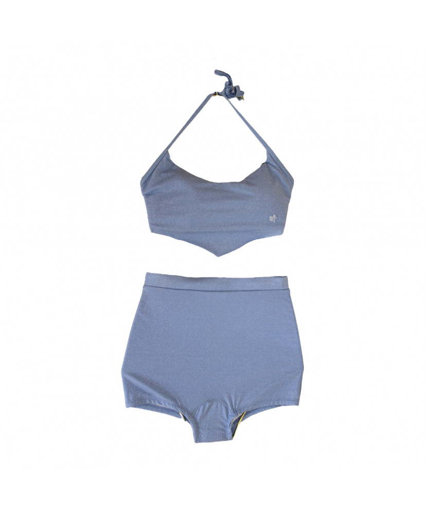 Set Tropical Azul Brillo