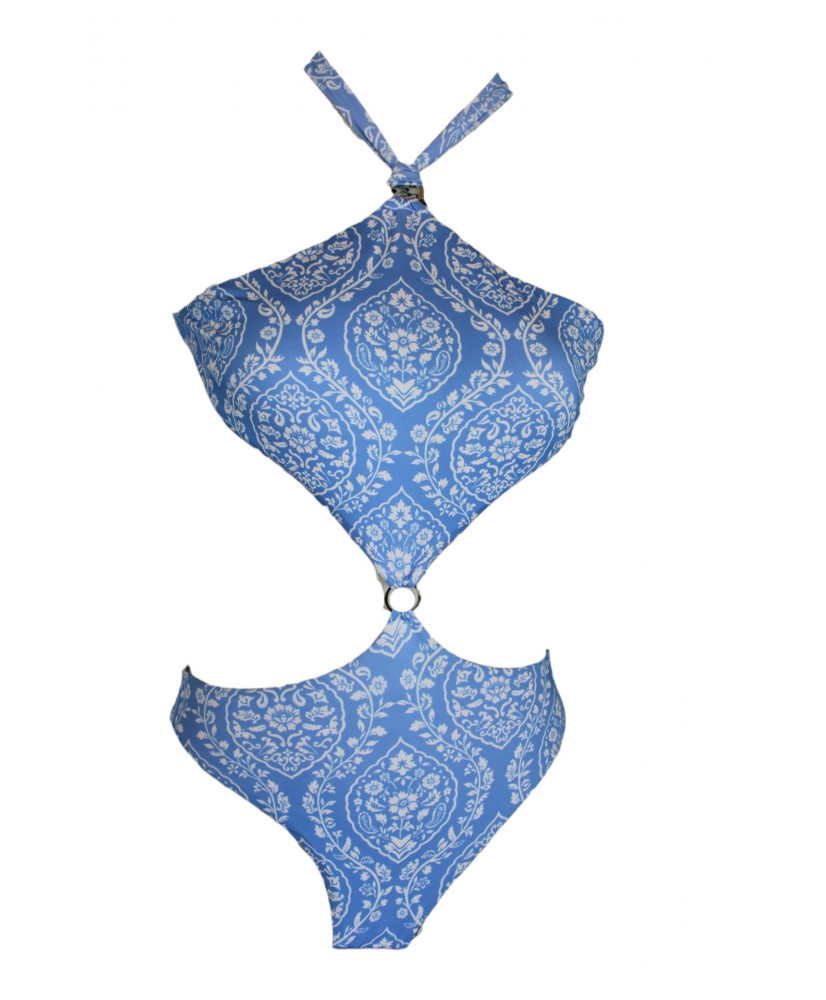 Triangle azul estampado Triangle azul estampado