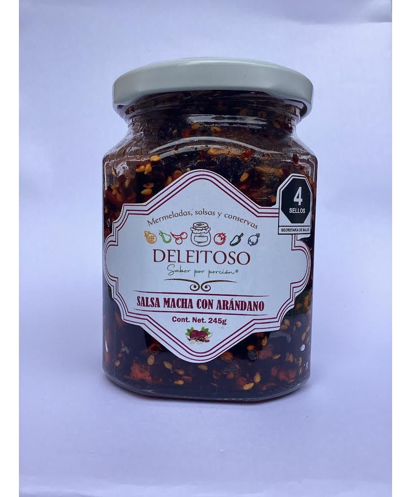 SALSA MACHA CON ARÁNDANO SALSA MACHA CON ARÁNDANO