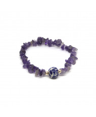 Pulsera Talavera amatista.