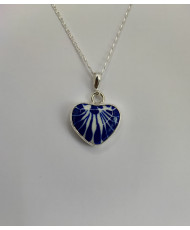 Dije de Talavera biselado en Plata 